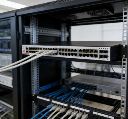 RG-S5310-48GT4XS-P-E Switch Lớp 3 PoE+, 48x1000M RJ45, 4x10G SFP+, Ngân sách PoE 1570W, Nguồn kép dự phòng