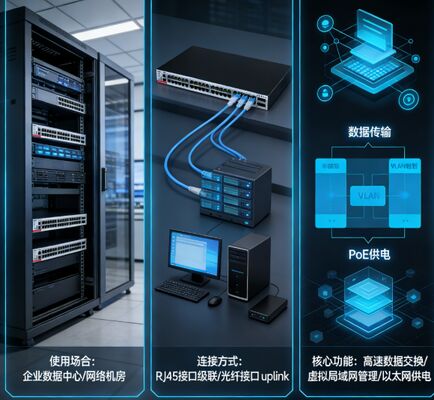 RG-S5310-48GT4XS-P-E Switch Lớp 3 PoE+, 48x1000M RJ45, 4x10G SFP+, Ngân sách PoE 1570W, Nguồn kép dự phòng