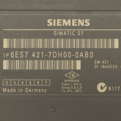Mô-đun đầu vào kỹ thuật số SIMATIC S7-400 SM 421 của Siemens 6ES7421-7DH00-0AB0
