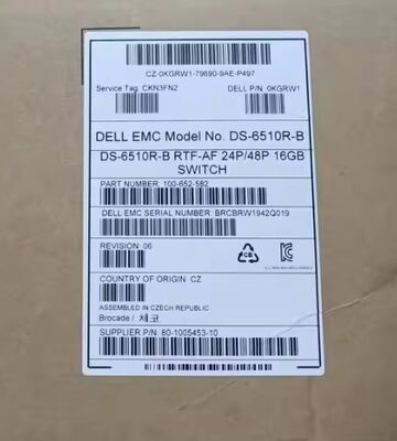 Bộ chuyển đổi BR-6510-24-16G-R 24-Port 16G Fiber Channel SAN, 408Gbps, 1U Rack-Mount