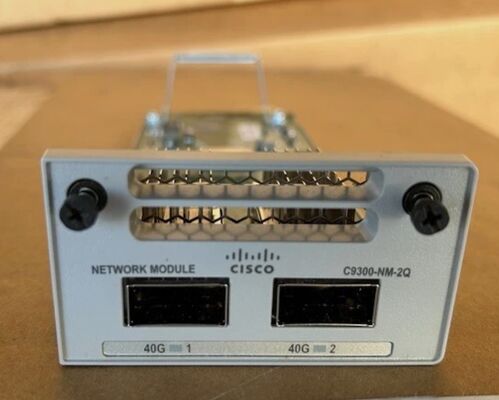 Mô-đun mạng C9300-NM-2Q 40GE, Mô-đun mở rộng tốc độ cao QSFP+ 2 cổng cho Switch dòng Catalyst 9300