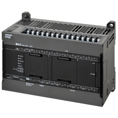 Omron CP2E‑N40DT1‑D Mô-đun CPU PLC PLC nhỏ gọn 24VDC 24DI 16DO PNP Ethernet