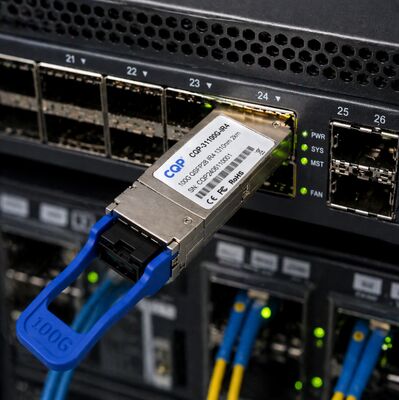 CQP-31100G-IR4 100G QSFP28 IR4 Máy thu quang LC SMF Module Máy thu quang cho mạng tầm trung