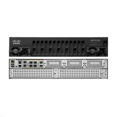 ISR4451 X K9 1to 2G Hệ thống thông lượng 4 WAN Và cổng LAN 4 cổng SFP 10 lõi CPU An ninh giọng nói WAAS thông minh WAN
