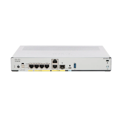 Cisco C1121-4P Integrated Services Router | 4-Port Gigabit Ethernet Branch Router with PoE