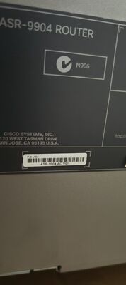 Bộ định tuyến Cisco ASR-9904-AC | Khung gầm AC dòng ASR 9000