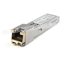 GLC - TE 1000BASE - T SFP Transceiver Module hỗ trợ độ dài liên kết lên đến 100m qua kết nối đồng thông qua đầu nối RJ-45