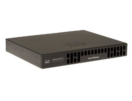ISR4221-SEC/K9 35Mbps-75Mbps Hệ thống thông lượng 2 cổng WAN/LAN 1 cổng SFP Multi-Core CPU 2 NIM SEC Bundle With SEC L