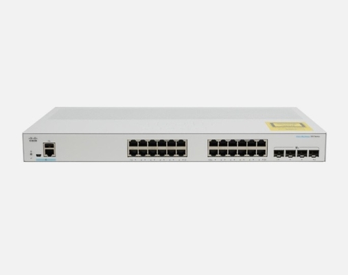 CBS350-24P-4G Cisco Business 350 Switch 24 10/100/1000 Cổng PoE + Với ngân sách năng lượng 195W 4 Gigabit SFP