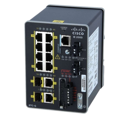 IE-2000-8TC-GB IE-2000-8TC-G-B - Industrial Ethernet 2000 Series IE 8 10/100 2 T/SFP Base