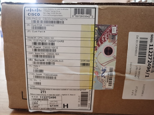 Cisco Catalyst C9500-16X-E Bộ chuyển mạch 16 cổng 10G với Giấy phép NW Essentials