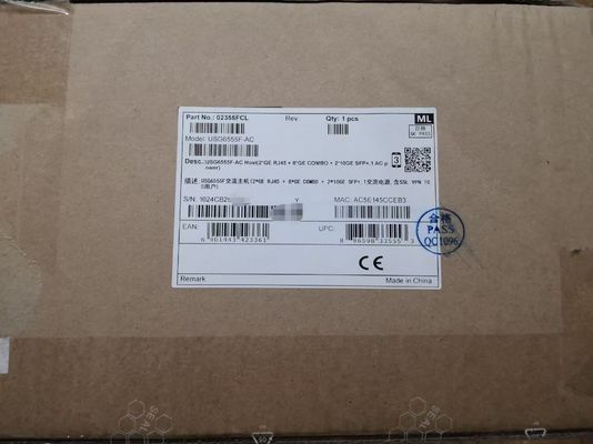 USG6555F-AC Huawei USG6555F-AC tường lửa USG6555F máy chủ AC (2*GE RJ45 + 8*GE COMBO + 2*10GE SFP+, 1 nguồn điện AC)