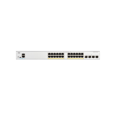 Bộ chuyển mạch Gigabit PoE+ 24 cổng Cisco C1200-24P-4X, 4x 10G SFP+ Đường lên, Ngân sách PoE 195W