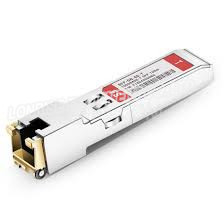 GLC - TE 1000BASE - T SFP Transceiver Module hỗ trợ độ dài liên kết lên đến 100m qua kết nối đồng thông qua đầu nối RJ-45
